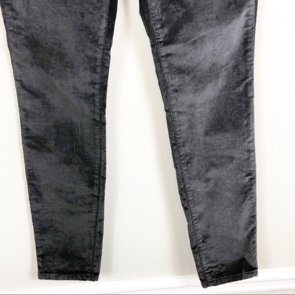 Blank NYC | ‘Skinny Classique’ Grey Velvet Pants - Picture 4 of 7